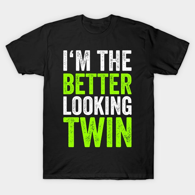 Funny Twins Shirt Birthday Gift Sibling Twin T-Shirt by Panda Pope